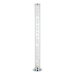 Glow Galaxy Cylinder Colour Changing LED Floor Lamp - Chrome - thumbnail 1