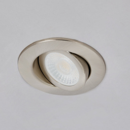 Lydia Bathroom 7 Watt COB LED Adjustable Colour Changing Recessed Downlighter - Satin Nickel - thumbnail 3