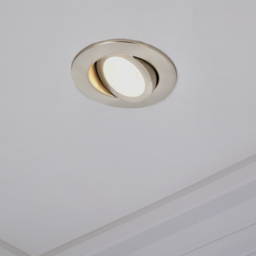 Lydia Bathroom 7 Watt COB LED Adjustable Colour Changing Recessed Downlighter - Satin Nickel - thumbnail 6