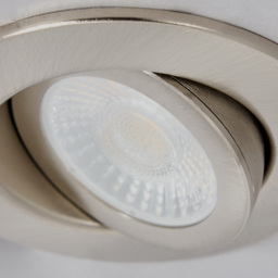 Lydia Bathroom 7 Watt COB LED Adjustable Colour Changing Recessed Downlighter - Satin Nickel - thumbnail 4