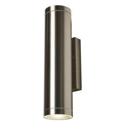 Albus 2 Light Outdoor Up & Down Wall Light - Steel