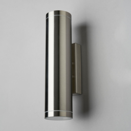 Albus 2 Light Outdoor Up & Down Wall Light - Steel - thumbnail 3