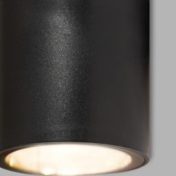 2 Pack of Hahn Outdoor Polycarbonate LED Single Up Or Down Wall Light - Black - thumbnail 4