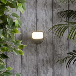 Alma Single 10 Watt LED Outdoor Flood Light - Dark Grey - thumbnail 6