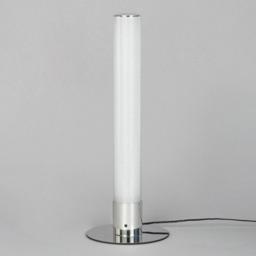 Glow Shimmer Cylinder Colour Changing LED Table Lamp - Chrome - thumbnail 3