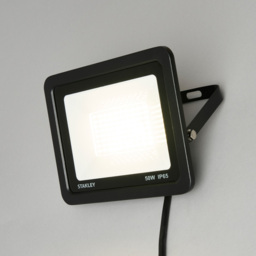 2 Pack of Stanley 50 Watt LED Slimline Outdoor Flood Lights - Black - thumbnail 2