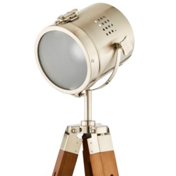Acton Tripod Floor Lamp - Satin Nickel - thumbnail 6