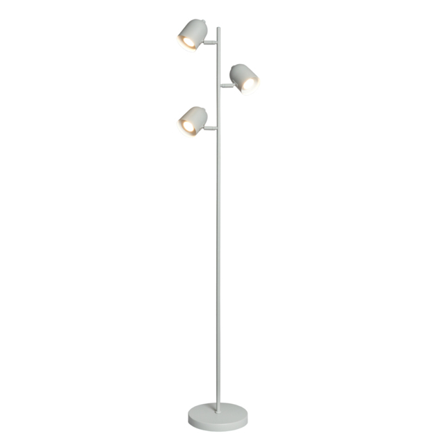 Harry 3 Light Task Floor Lamp - Grey - image 1