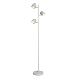 Harry 3 Light Task Floor Lamp - Grey - thumbnail 1