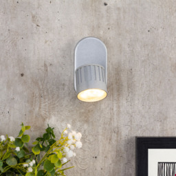 Travis Die Cast Ribbed LED Single Spotlight - Silver - thumbnail 5