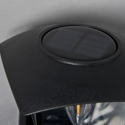 Mateo Outdoor Solar LED Wall Light - Black - thumbnail 5
