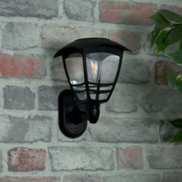 Mateo Outdoor Solar LED Wall Light - Black - thumbnail 6