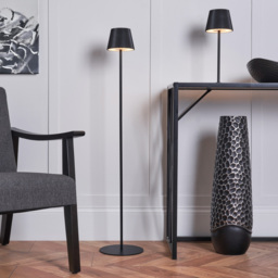 Elowen Rechargeable LED Floor Lamp - Black - thumbnail 9