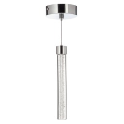 Visconte Barbarella 1 Light Ceiling Pendant - Chrome - thumbnail 1