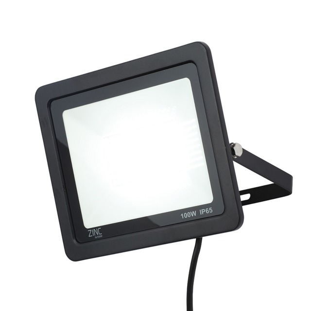 Mears Outdoor LED 100 Watt Slimline Wired Flood Light - Black - image 1