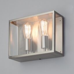 Mersey Outdoor Twin Wall Lantern - Steel - thumbnail 3