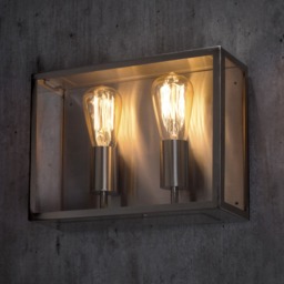 Mersey Outdoor Twin Wall Lantern - Steel - thumbnail 5
