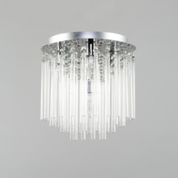 Tyre 4 Light Bathroom Flush Ceiling Light - Chrome - thumbnail 2