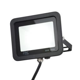 Mears Outdoor LED 30 Watt Slimline Wired Flood Light - Black