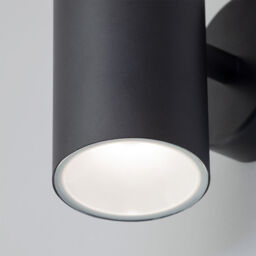 Lem Outdoor 2 Light LED Wall Light - Black - thumbnail 4