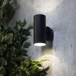 Lem Outdoor 2 Light LED Wall Light - Black - thumbnail 5