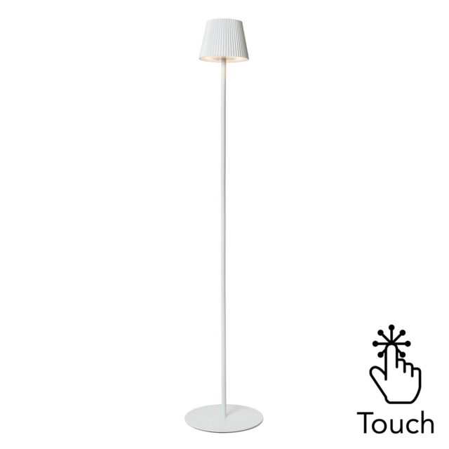 Elowen Rechargeable LED Floor Lamp - White - image 1