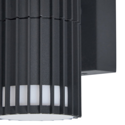 Veda 2 Light Outdoor Up and Down Wall Light - Anthracite - thumbnail 6