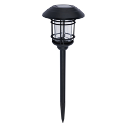 Delonix Outdoor Solar LED Spike Light - Black - thumbnail 1