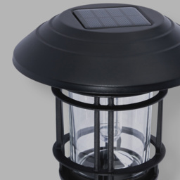 Delonix Outdoor Solar LED Spike Light - Black - thumbnail 4