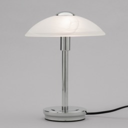 Alabaster Shade Touch Table Lamp - Chrome - thumbnail 2