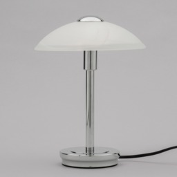 Alabaster Shade Touch Table Lamp - Chrome - thumbnail 3