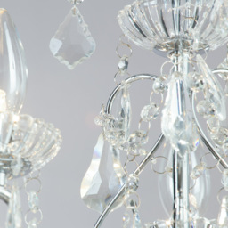 Vara 9 Light Bathroom Chandelier - Chrome - thumbnail 4