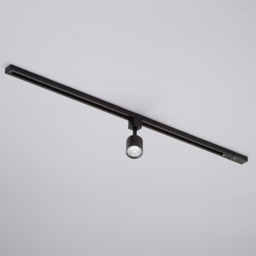 1m Track Light Kit with 1 Soho Heads and LED Bulbs - Black - thumbnail 4