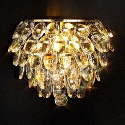 Visconte Maine Crystal Wall Light - Gold - thumbnail 5