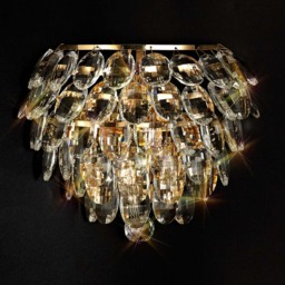 Visconte Maine Crystal Wall Light - Gold - thumbnail 6