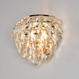 Visconte Maine Crystal Wall Light - Gold - thumbnail 2