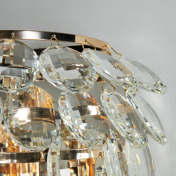 Visconte Maine Crystal Wall Light - Gold - thumbnail 4