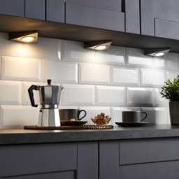 Grai 1.5 Watt LED Triangle CCT Under Cabinet Light - Satin Nickel - thumbnail 4