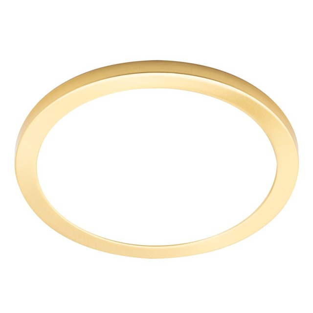 Darly 24 Watt LED Flush Ceiling or Wall Light - Satin Brass - image 1