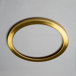 Darly 24 Watt LED Flush Ceiling or Wall Light - Satin Brass - thumbnail 4