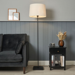 Beck 1 Light Floor Lamp - Black - thumbnail 5
