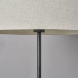 Beck 1 Light Floor Lamp - Black - thumbnail 4