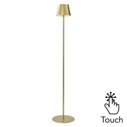 Elowen Rechargeable LED Floor Lamp - Gold - thumbnail 1