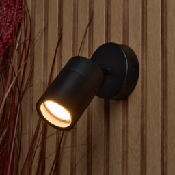2 Pack of Kenn 1 Light Adjustable Outdoor Wall Light - Black - thumbnail 6