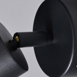 2 Pack of Kenn 1 Light Adjustable Outdoor Wall Light - Black - thumbnail 4