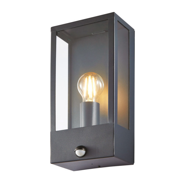 Edgworth Outdoor 1 Light Wall Light with PIR Sensor - Anthracite - image 1
