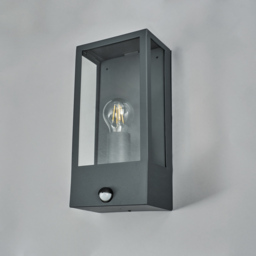 Edgworth Outdoor 1 Light Wall Light with PIR Sensor - Anthracite - thumbnail 3