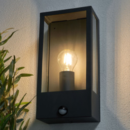 Edgworth Outdoor 1 Light Wall Light with PIR Sensor - Anthracite - thumbnail 5