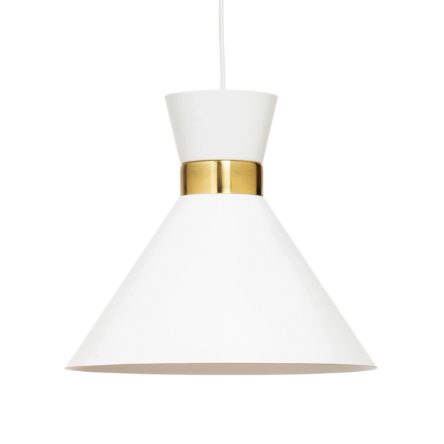 Connie Hourglass Ceiling Pendant Light - White - image 1