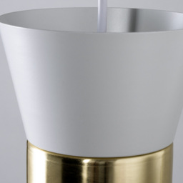 Connie Hourglass Ceiling Pendant Light - White - thumbnail 4